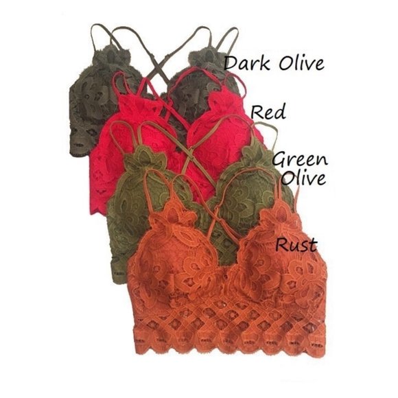 FINAL MARK-DOWN BRALETTE IN GOLDEN BROWN XL - Picture 7 of 8